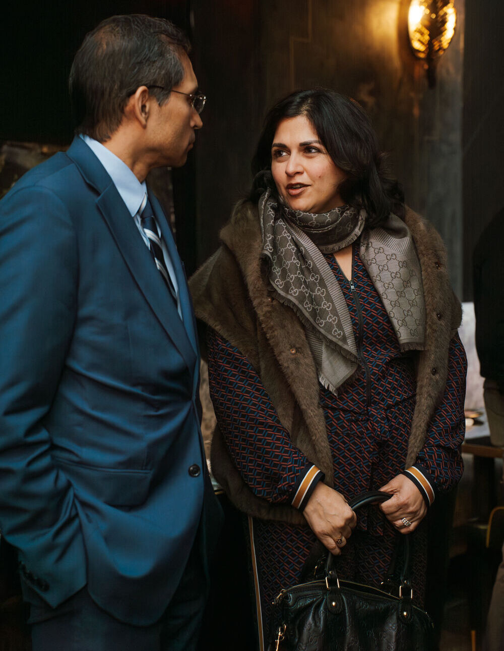 Guests in conversation at On the Table